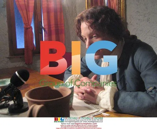 James Jagger on set of "Vivaldi The Red Priest"