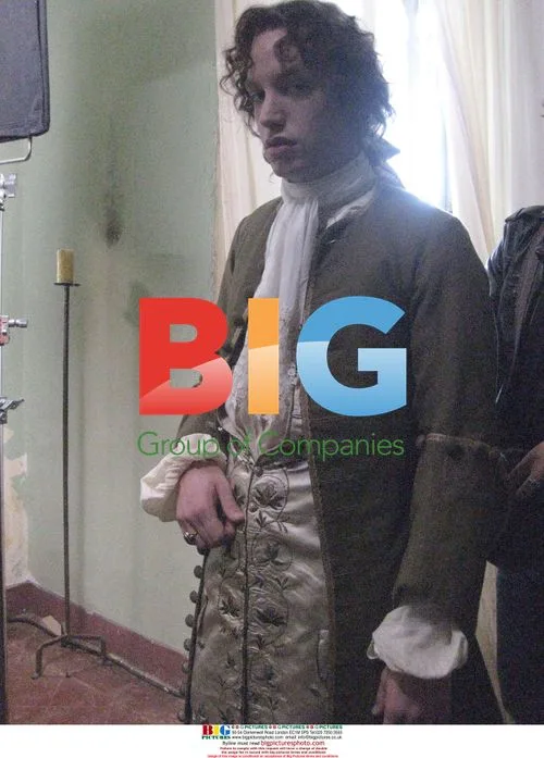James Jagger on set of 'Vivaldi The Red Priest'