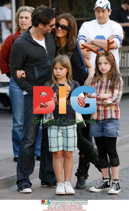 Kate Beckinsale with family in Santa Monica