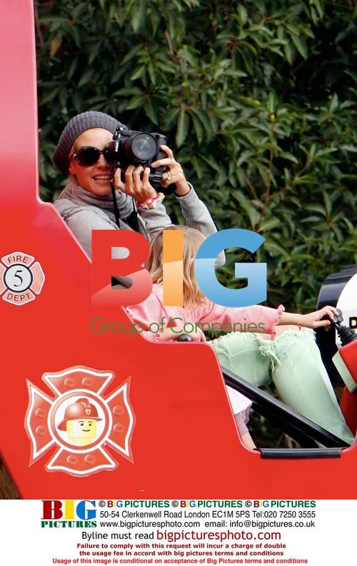 Heidi Klum at Legoland with Kids