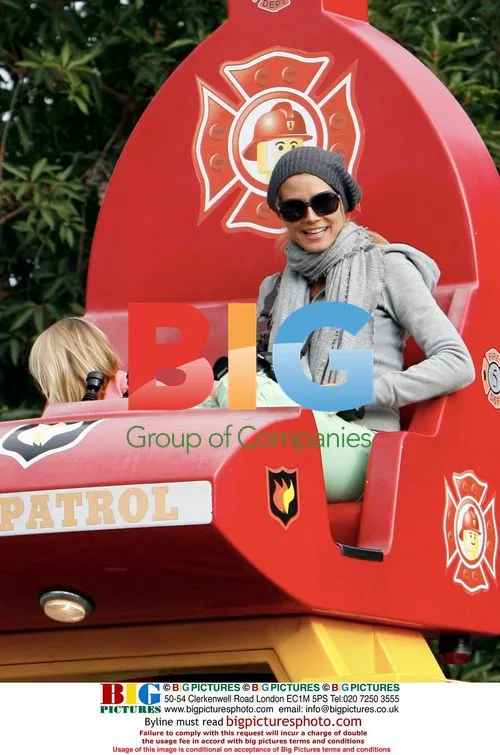 Heidi Klum at Legoland with Kids
