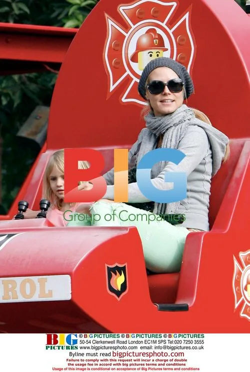 Heidi Klum at Legoland with Kids