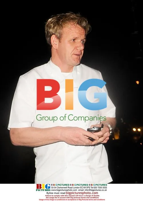 Gordon Ramsay Leaving London Restaurant