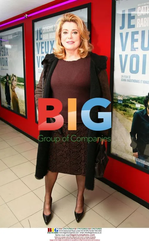 Catherine Deneuve at "Je veux voir" premiere