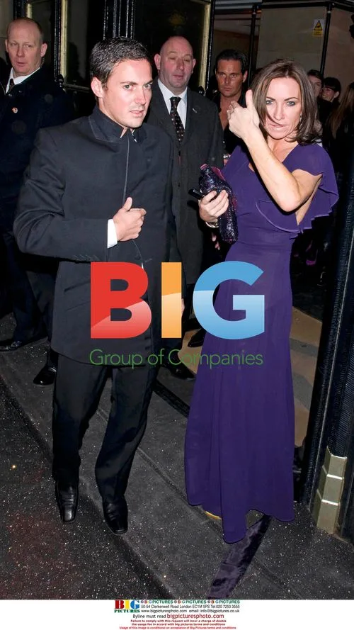 Meg Mathews and Dave Gardener at British Fashion Awards 2008