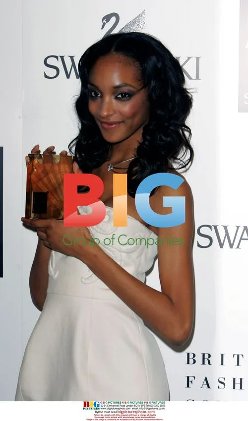 Jourdan Dunn at British Fashion Awards 2008