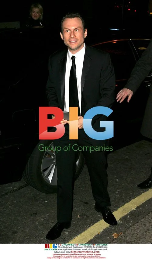Christian Slater at British Fashion Awards 2008
