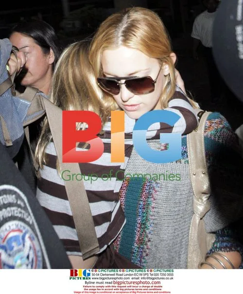 Kate Hudson and son Ryder at LAX