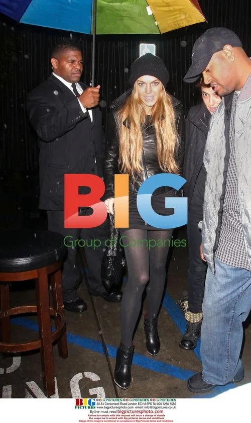 Lindsay Lohan and Samantha Ronson leave club
