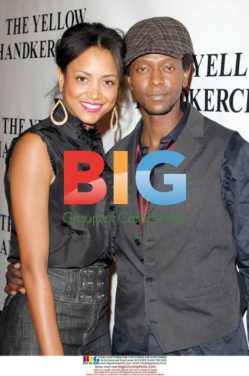 Edi Gathegi and Trian Long-Smith at "The Yellow Handkerchief" Premiere