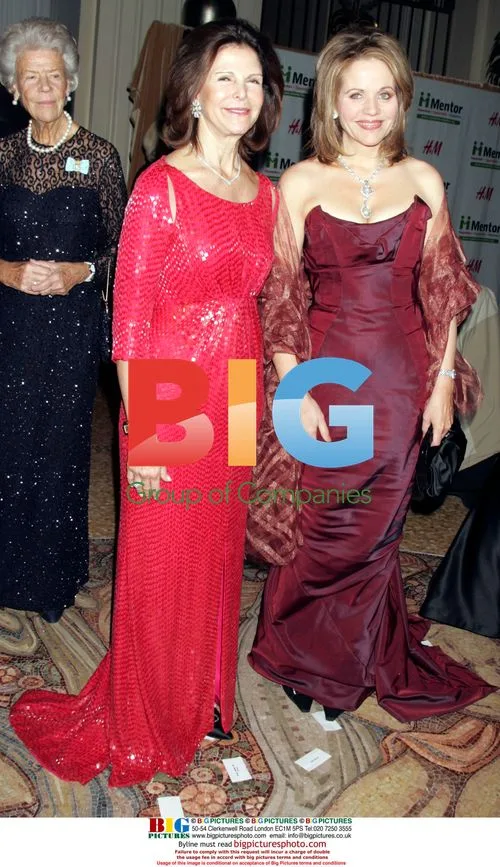 Queen Silvia and Renee Fleming at Mentor Gala