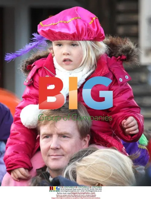 Princesses Alexia and Amalia with Princes