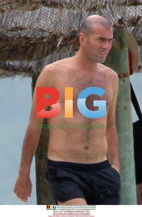Zinedine Zidane on holiday in Mauritius