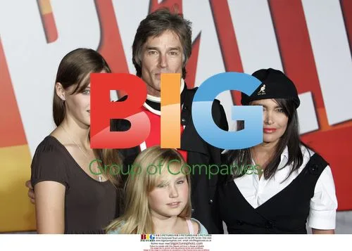 Ron Moss and Family at 'Bolt' Premiere