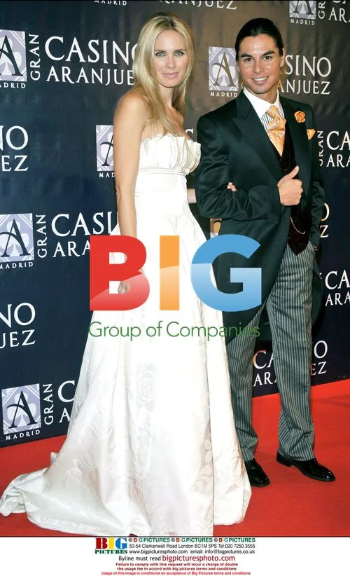 Julio Jose Iglesias and Vanessa Romero at Fashion Show
