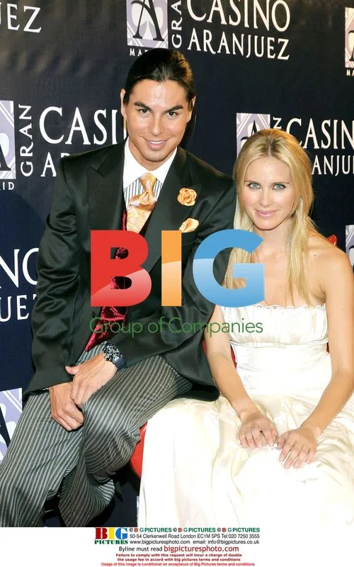 Julio Jose Iglesias and Vanessa Romero at Nuptial Fashion Show