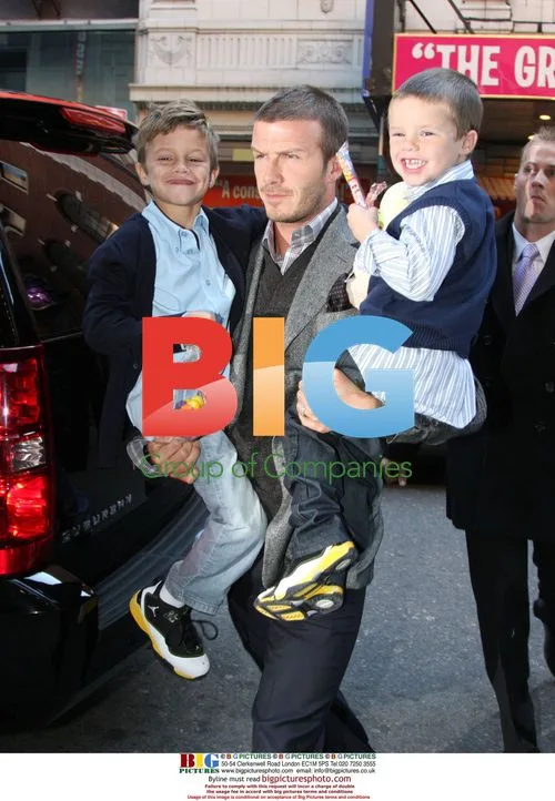 Tom Cruise and Beckham Families Outing