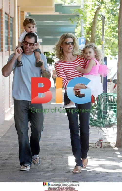 Dani Behr and family outing in Sydney