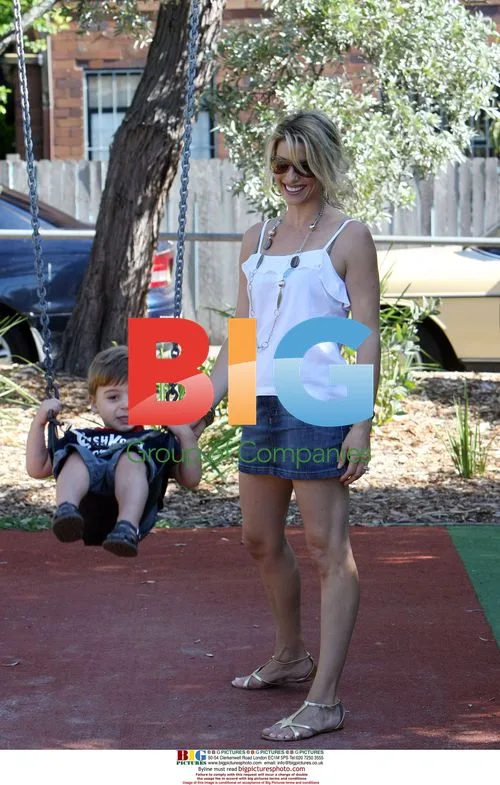 Dani Behr and Family in Sydney
