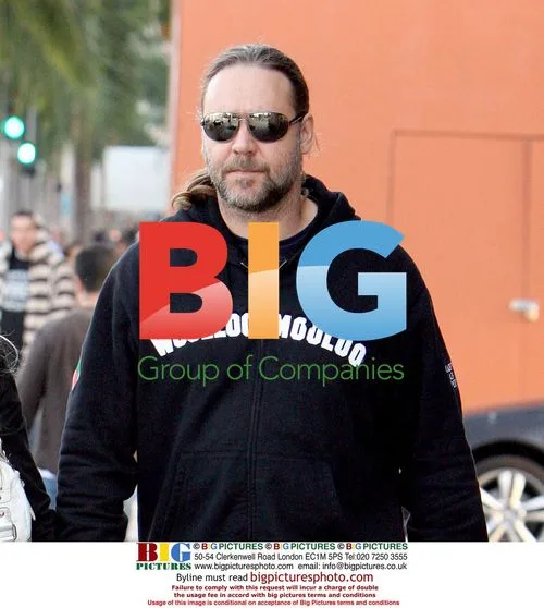Russel Crowe and Danelle Spencer Spotted in Beverly Hills