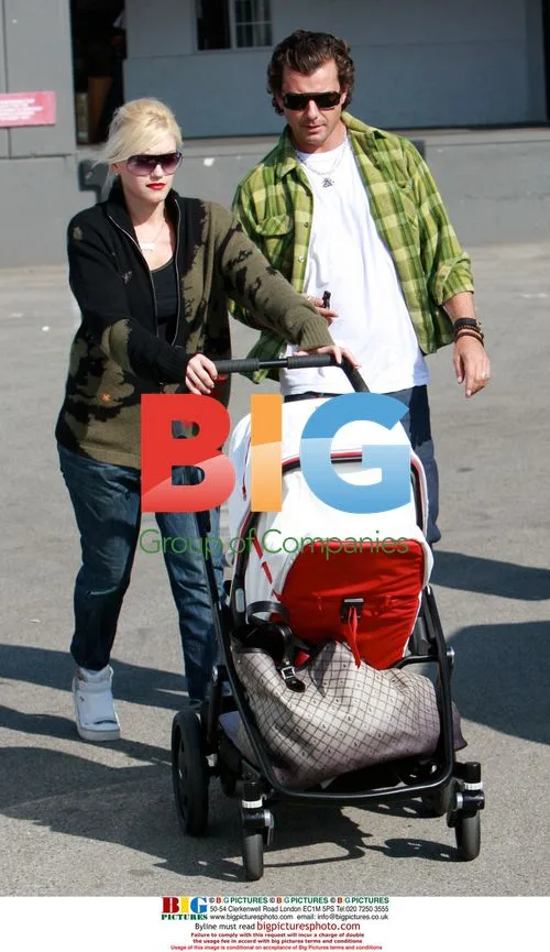 Gavin Rossdale and Gwen Stefani out with sons