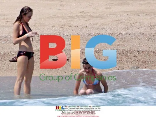 Lindsay Lohan and Samantha Ronson on the Beach