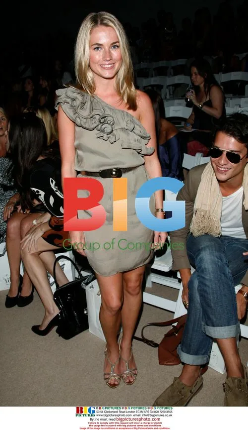 Amanda Hearst and Luigi Tadini at Tibi show