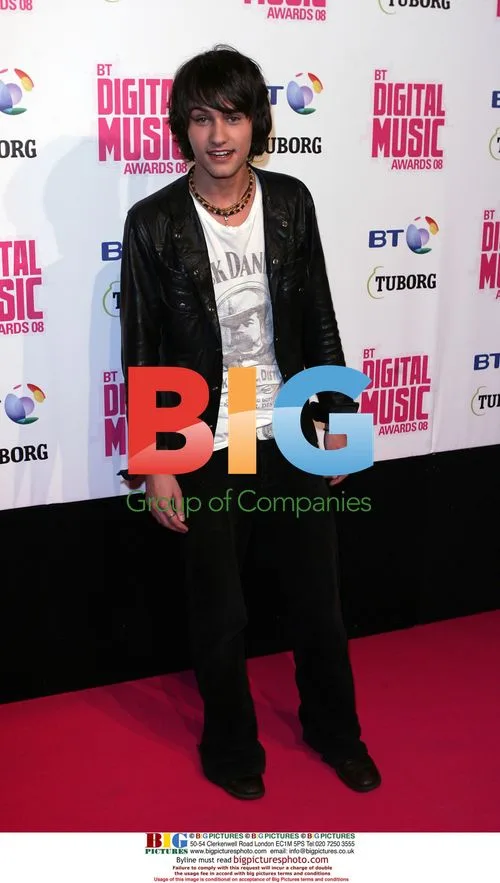 Sam Beeton at 2008 BT Digital Music Awards
