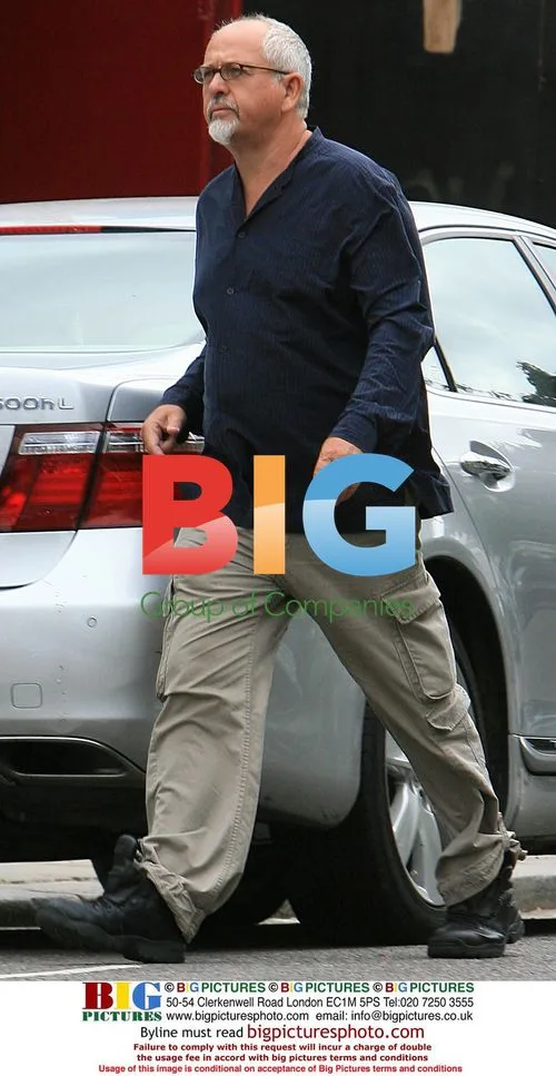 Peter Gabriel goes for a stroll in London