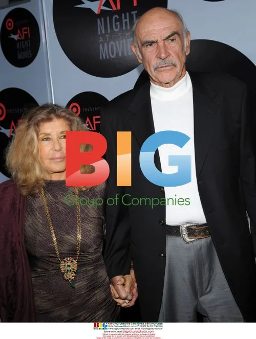Sean Connery and Micheline Roquebrune at AFI Event