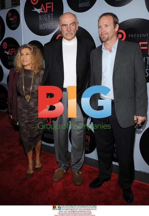 Sean Connery, Micheline Roquebrune and Jason Connery