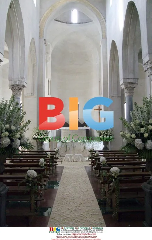 Beverly Mitchell's wedding in Revello, Italy