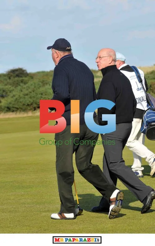 Celebrities and Golfers at Alfred Dunhill Cup