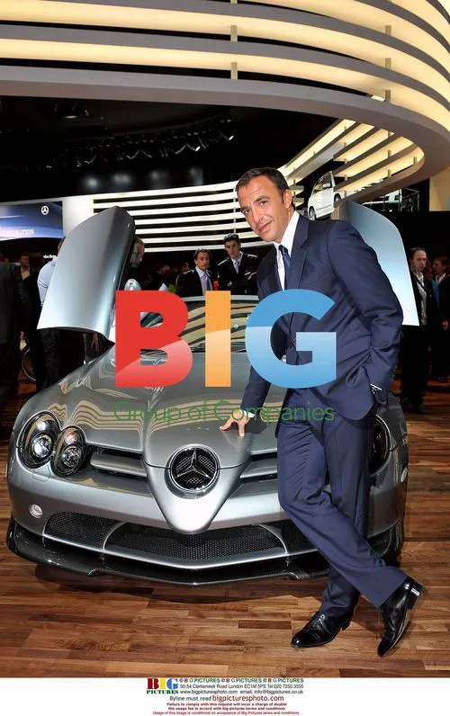 Nikos Aliagas at Paris Motor Show