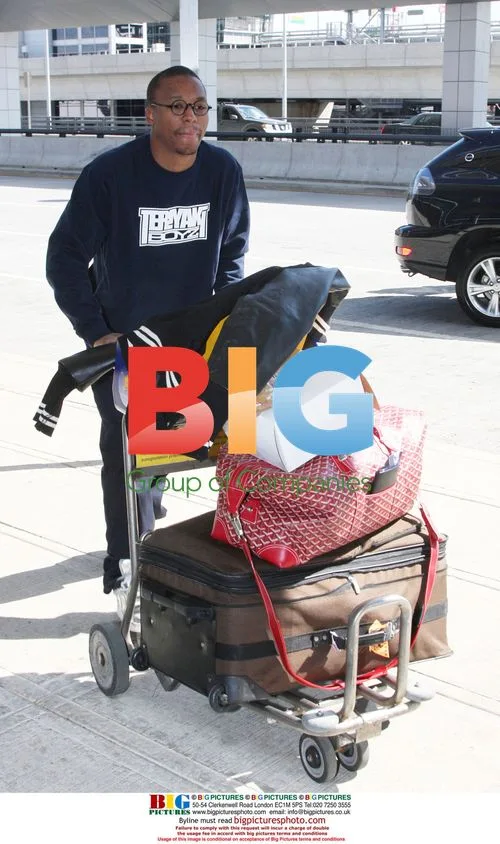 Lupe Fiasco at JFK Airport