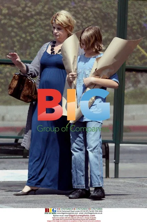 Kirstie Alley shopping for flowers in LA