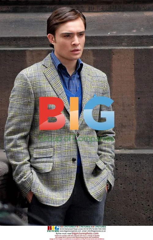 Penn Badgley and Ed Westwick film Gossip Girl