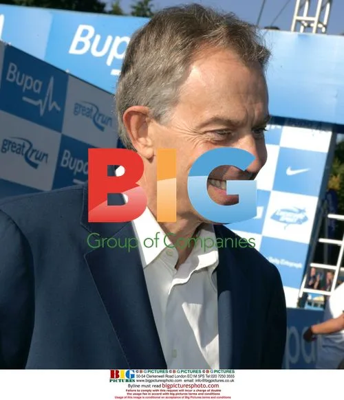 Tony Blair at Great North Run 2008