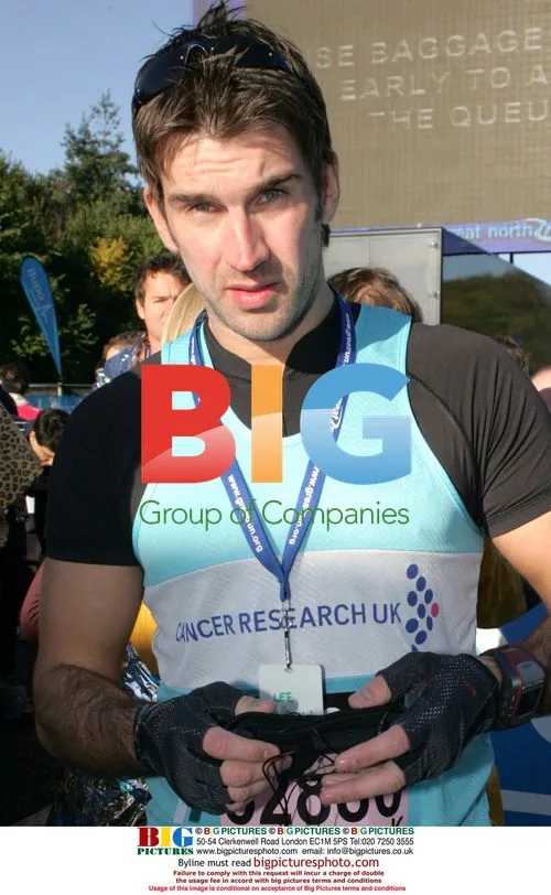 Apprentice winner Lee McQueen at Great North Run