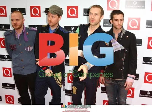 Coldplay members attend Q Awards
