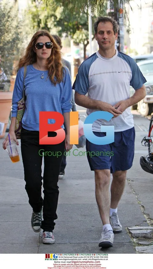 Drew Barrymore With Mystery Man