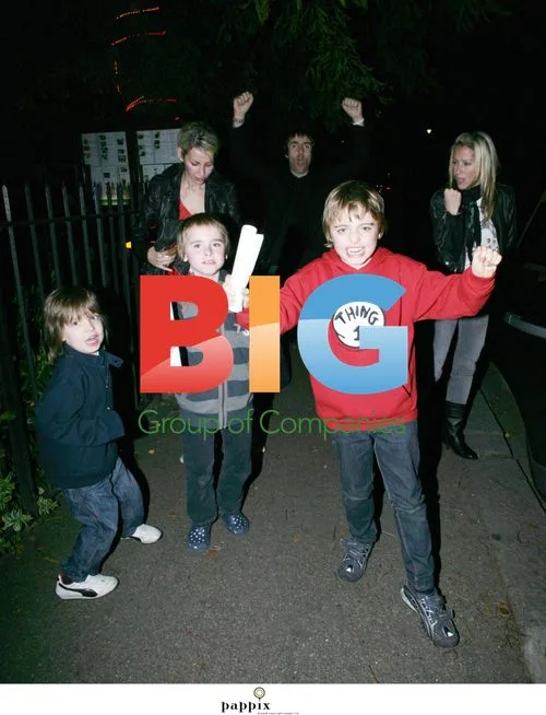 Liam Gallagher and Family Dine in London
