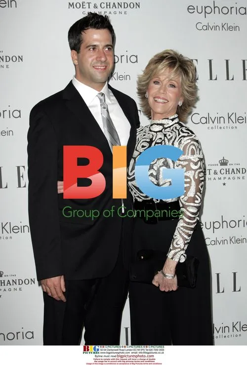 Troy Garity & Jane Fonda at Elle Women In Hollywood