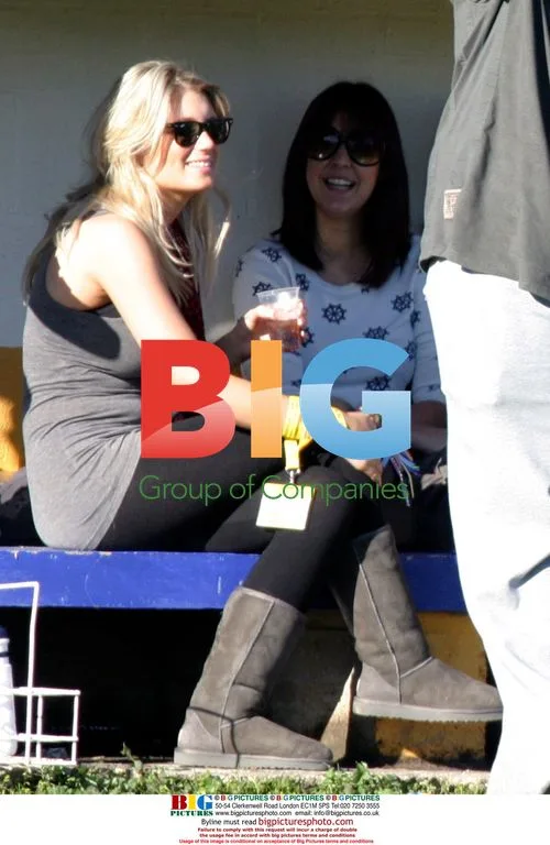 Amy Diamond and Philip Oliver at charity match