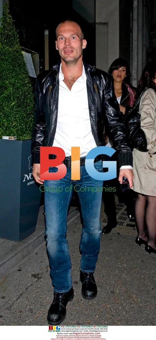 Freddie Ljungberg leaves Nobu with mystery woman