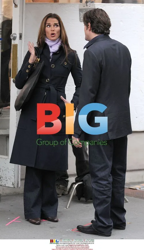 Brooke Shields on 'Lipstick Jungle' Set