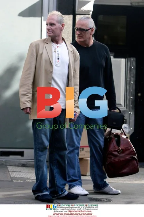 Paul Gascoigne pictured with friend after hospital visit