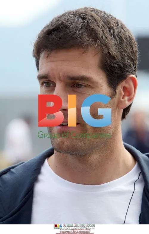 Mark Webber Arrives at Gotemba Track