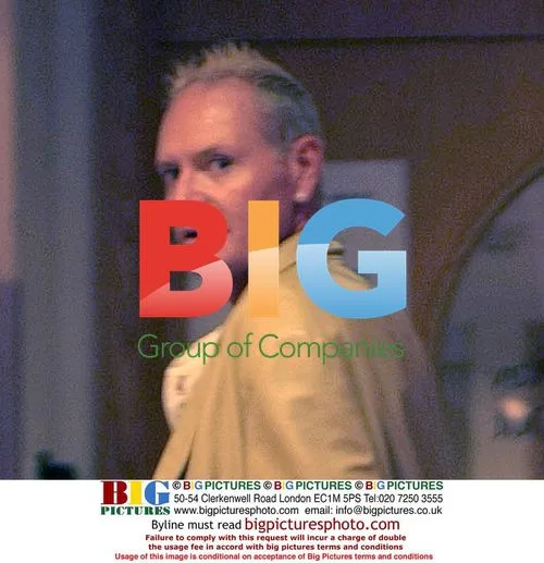 Paul Gascoigne arriving at London hospital
