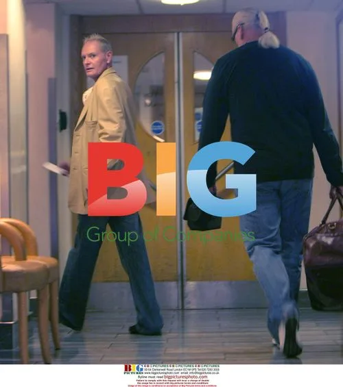 Paul Gascoigne arrives at London hospital